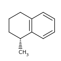 2d structure of (1R)-1-methyl-1,2,3,4-tetrahydronaphthalene