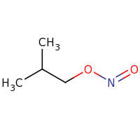 2d structure of (2-methylpropyl) nitrite