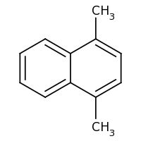 2d structure of 1,4-dimethylnaphthalene
