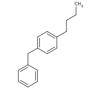 2d structure of 1-benzyl-4-butylbenzene
