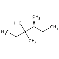 2d structure of (4R)-3,3,4-trimethylhexane