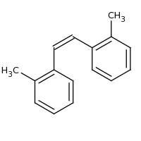 2d structure of 1-methyl-2-[(Z)-2-(2-methylphenyl)ethenyl]benzene