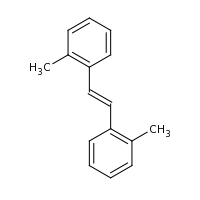 2d structure of 1-methyl-2-[(E)-2-(2-methylphenyl)ethenyl]benzene