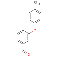 2d structure of 3-(4-methylphenoxy)benzaldehyde