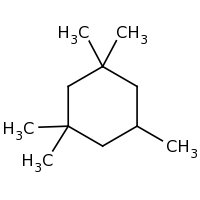 2d structure of 1,1,3,3,5-pentamethylcyclohexane
