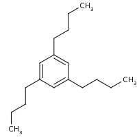 2d structure of 1,3,5-tributylbenzene