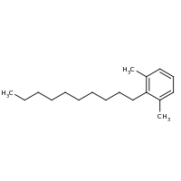 2d structure of 2-decyl-1,3-dimethylbenzene