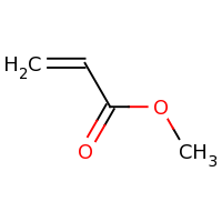 2d structure of methyl prop-2-enoate