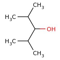 2d structure of 2,4-dimethylpentan-3-ol