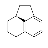 2d structure of (2aS)-1,2,2a,3,4,5-hexahydroacenaphthylene