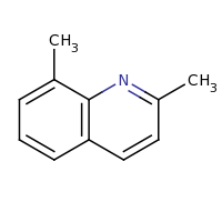2d structure of 2,8-dimethylquinoline