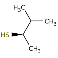 2d structure of (2R)-3-methylbutane-2-thiol