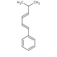 2d structure of [(1E,3E)-5-methylhexa-1,3-dien-1-yl]benzene