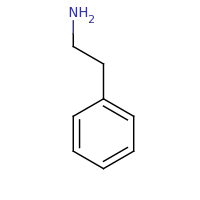 2d structure of 2-phenylethan-1-amine