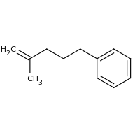 2d structure of (4-methylpent-4-en-1-yl)benzene