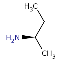 2d structure of (2R)-butan-2-amine
