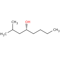 2d structure of (4R)-2-methyloctan-4-ol