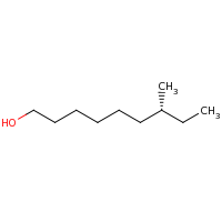 2d structure of (7R)-7-methylnonan-1-ol