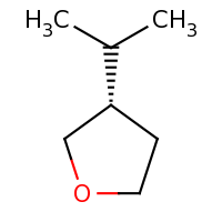 2d structure of (3S)-3-(propan-2-yl)oxolane
