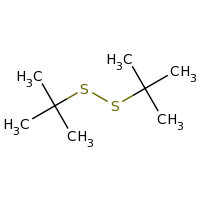 2d structure of 2-(tert-butyldisulfanyl)-2-methylpropane