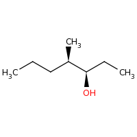 2d structure of (3R,4R)-4-methylheptan-3-ol