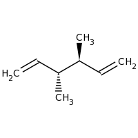2d structure of (3R,4S)-3,4-dimethylhexa-1,5-diene
