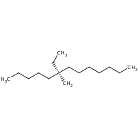2d structure of (6R)-6-ethyl-6-methyltridecane