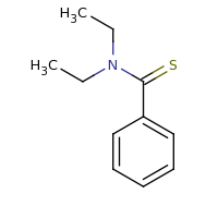 2d structure of N,N-diethylbenzenecarbothioamide