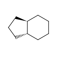 2d structure of (3aR,7aR)-octahydro-1H-indene