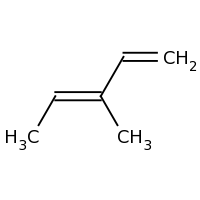 2d structure of (3E)-3-methylpenta-1,3-diene
