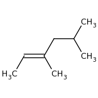 2d structure of (2E)-3,5-dimethylhex-2-ene
