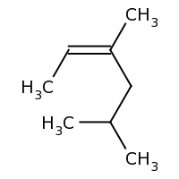 2d structure of (2Z)-3,5-dimethylhex-2-ene