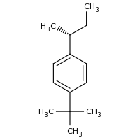 2d structure of 1-[(2R)-butan-2-yl]-4-tert-butylbenzene