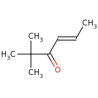 2d structure of (4E)-2,2-dimethylhex-4-en-3-one