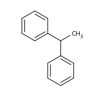 2d structure of (1-phenylethyl)benzene