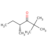 2d structure of (4R)-2,2,4-trimethylhexan-3-one