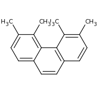 2d structure of 3,4,5,6-tetramethylphenanthrene
