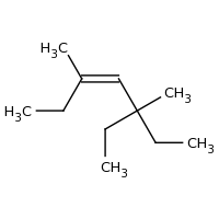 2d structure of (3Z)-5-ethyl-3,5-dimethylhept-3-ene