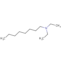 2d structure of diethyl(octyl)amine