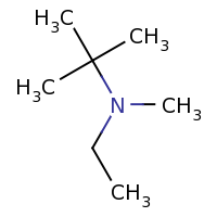 2d structure of tert-butyl(ethyl)methylamine