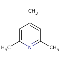 2d structure of 2,4,6-trimethylpyridine