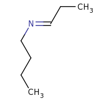 2d structure of (E)-butyl(propylidene)amine