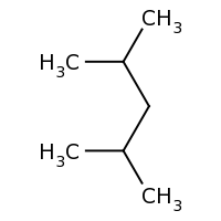 2d structure of 2,4-dimethylpentane