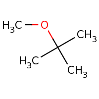 2d structure of 2-methoxy-2-methylpropane