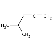 2d structure of 4-methylpenta-1,2-diene