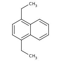 2d structure of 1,4-diethylnaphthalene