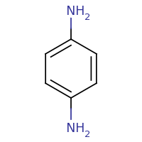 2d structure of benzene-1,4-diamine