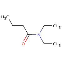 2d structure of N,N-diethylbutanamide