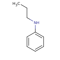 2d structure of N-propylaniline