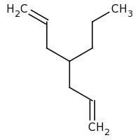 2d structure of 4-propylhepta-1,6-diene